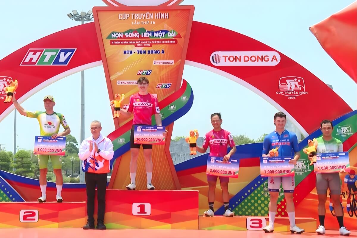Các tay đua xuất sắc của chặng 7 Cúp Truyền hình 2026
