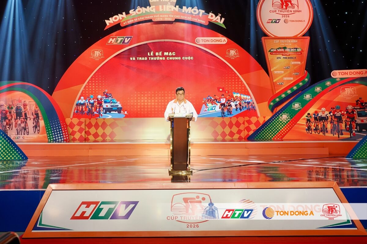 Lễ bế mạc và trao thưởng cuộc đua xe đạp Cúp Truyền hình 2026